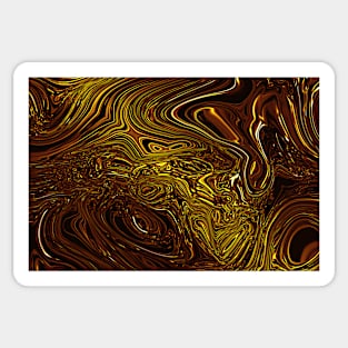 Abstract Tortoiseshell Swirls Sticker